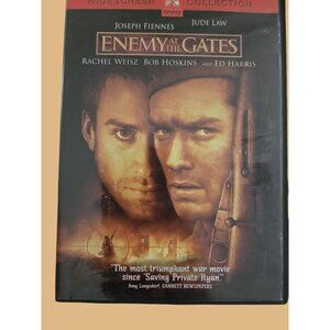 Enemy At The Gates DVD Widescreen Edition Joseph Fiennes Jude Law R-Rated 2001